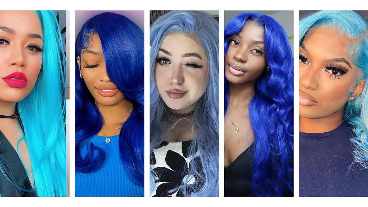 Blue Wigs