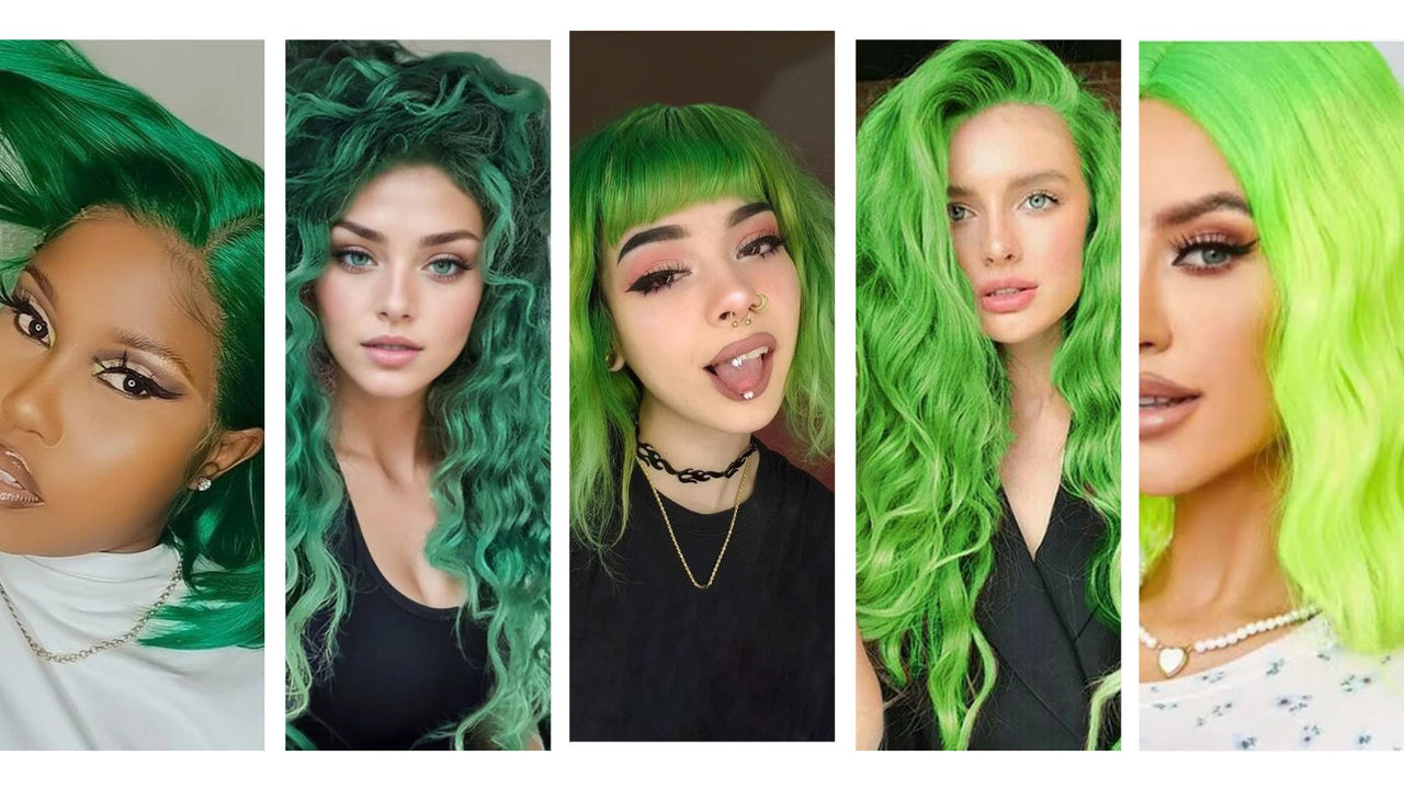 Green Wigs - Stylonic Wigs