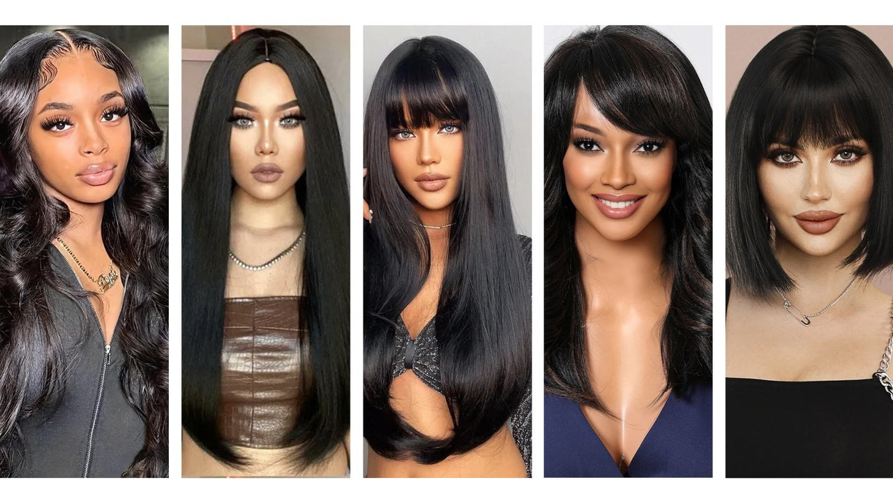 Black Wigs - Stylonic