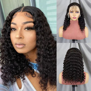 Brown Lace Front Wig Human Hair