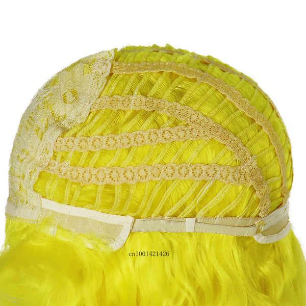 Capless Yellow Wig