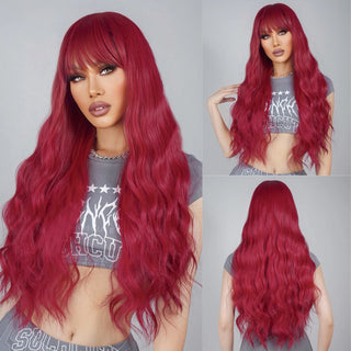 Long Curly Red Hair Wig