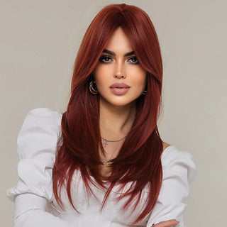 Long Straight Red Hair Wig