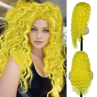 Long Yellow Wig