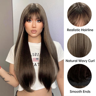 Long Brown Wig