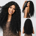 Lace Front Black Wig Long
