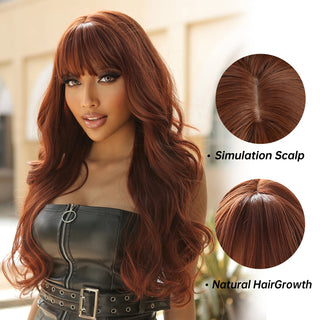 Copper Red Hair Wig