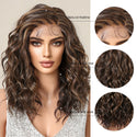 Brown Wig with Highlights