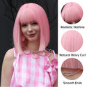 Cosplay Pink Rose Hair Wig