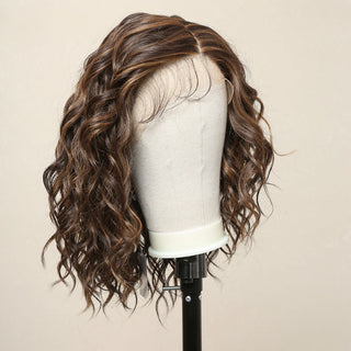 Brown Wig with Highlights