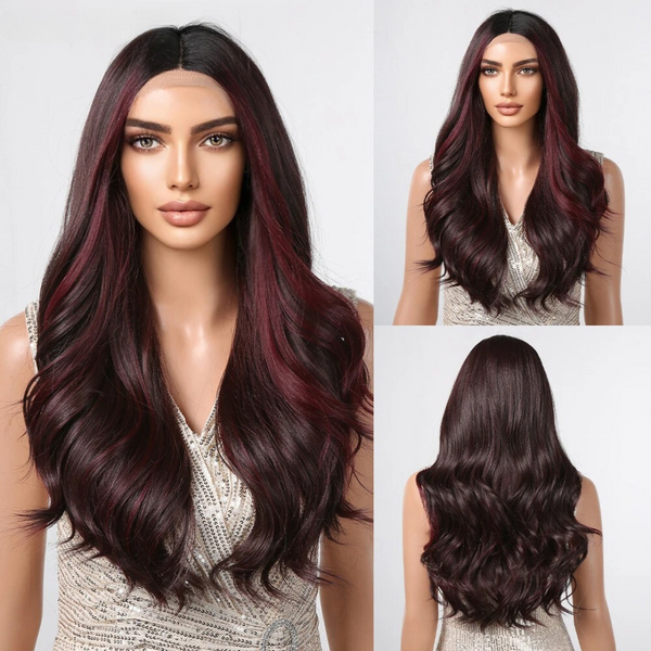 Burgundy Lace Front Wig