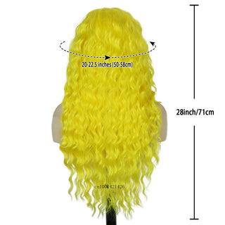 Wavy Yellow Wig
