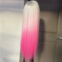 Stylonic Fashion Boutique Synthetic Wig Blonde and Pink Lace Front Wig All About the Blonde & Pink Lace Front Wig: Details & FAQs