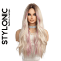 Stylonic Fashion Boutique Synthetic Wig Blonde and Pink Wig Blonde and Pink Wig - Stylonic Wigs