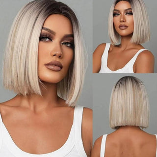 Stylonic Fashion Boutique Synthetic Wig Blonde Bob Wig Blonde Bob Wig: Features, Pricing & Benefits Explained