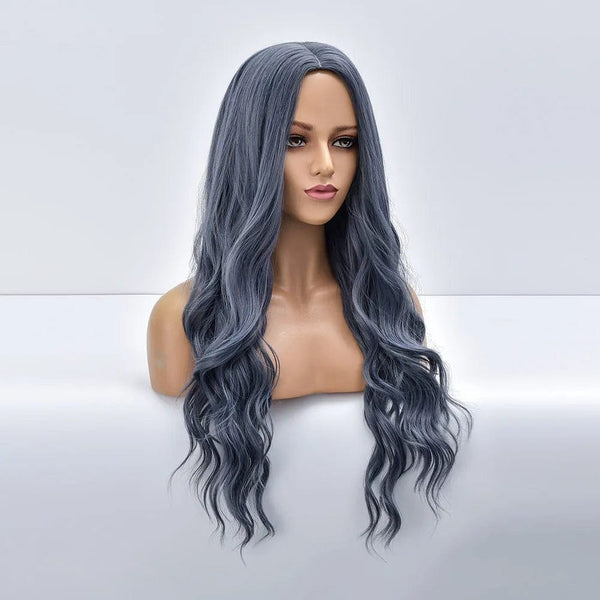 Stylonic Fashion Boutique TB20051-3 Cyan Grey Wig