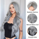 Stylonic Fashion Boutique Synthetic Wig Gray Wavy Wig Gray Wavy Wig - Stylonic Premium Wigs