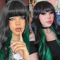 Stylonic Fashion Boutique Synthetic Wig Green and Black Wig Green and Black Wig: A Stylish Choice with Comprehensive Specs