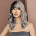 Stylonic Fashion Boutique Silver black Wavy Wig