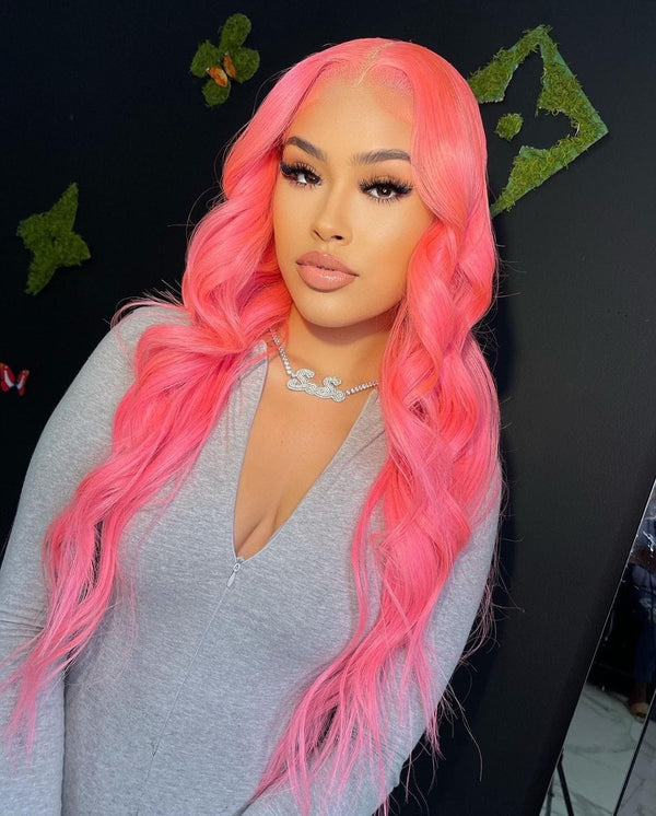 Stylonic Fashion Boutique Human Hair Wigs Human Hair Pink Wig Human Hair Pink Wig - Stylonic Wigs