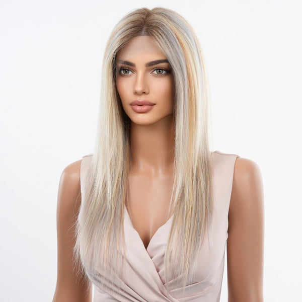 Stylonic Fashion Boutique Human Hair Wig 180% / 16inches Human Hair Wig Blonde Long Discover Long Blonde Human Hair Wigs