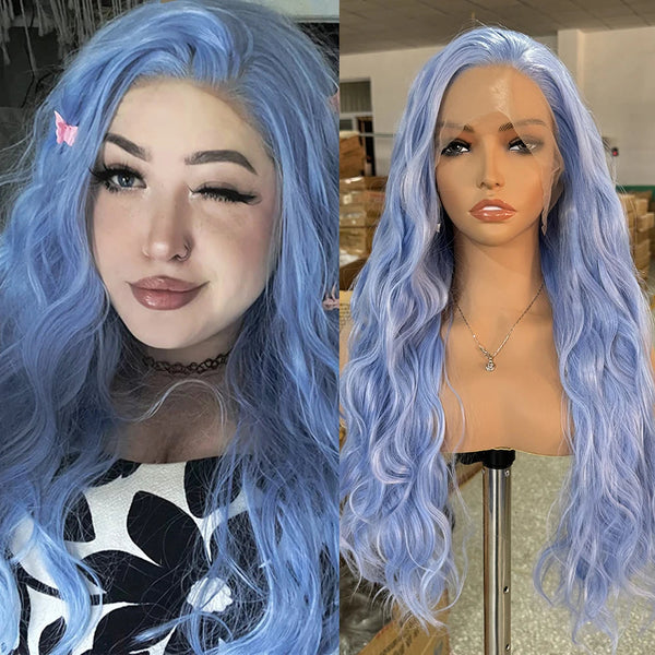 Stylonic Fashion Boutique Lace Front Synthetic Wig Lace Front Blue Wig Lace Front Blue Wig: Features, Specs & More