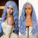 Stylonic Fashion Boutique Lace Front Synthetic Wig 26inches Lace Front Blue Wig Lace Front Blue Wig: Features, Specs & More