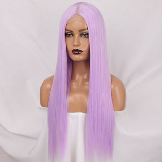 Stylonic Fashion Boutique Synthetic Wig Long Violet Purple Lace Front Wig Long Violet Purple Lace Front Wig - Stylonic Wigs