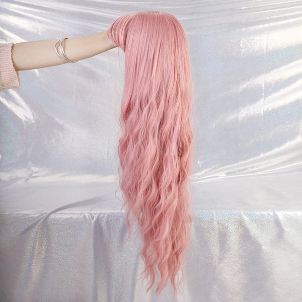 Stylonic Fashion Boutique Synthetic Wig Long Pink Wavy Wig Long Pink Wavy Wig - Stylonic Wigs