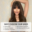 Stylonic Fashion Boutique Synthetic Wig Long Wavy Brown Wig Long Wavy Brown Wig - Stylonic Premium Wigs