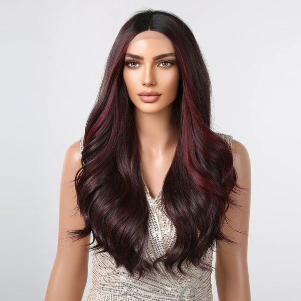 Burgundy Lace Front Wig