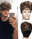 Stylonic Fashion Boutique Synthetic Wig Men's Hair Highlights Wig Men's Hair Highlights Wig - Stylonic 