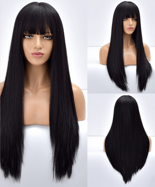 Stylonic Fashion Boutique Synthetic Wig Natural Black Wig Wigs - Natural Black Wig - Stylonic fashion Boutique