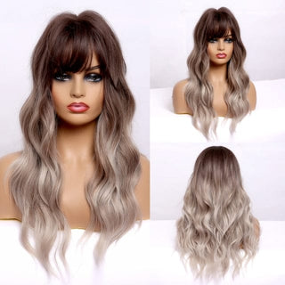 Stylonic Fashion Boutique Synthetic Wig Ombre Wig with Fringe Ombre Wig with Fringe - Stylonic Fashion Boutique