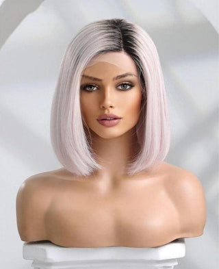 Stylonic Fashion Boutique 12 inch / Model Length Light Pink Lace Front Wigs Light Pink Lace Front Wigs - Stylonic Wigs