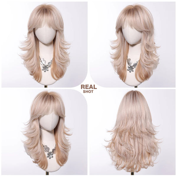 Stylonic Fashion Boutique Synthetic Wig Platinum Blonde Wig Platinum Blonde Wig - Stylonic Wigs