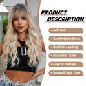 Stylonic Fashion Boutique Synthetic Wig Platinum Blonde Wig with Bangs Platinum Blonde Wig with Bangs - Stylonic Wigs