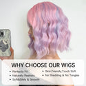 Stylonic Fashion Boutique Synthetic Wig Purple and Pink Wig Stylish Purple and Pink Wig: Features, Price & Reviews