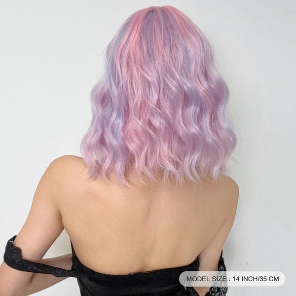 Stylonic Fashion Boutique Synthetic Wig Purple and Pink Wig Stylish Purple and Pink Wig: Features, Price & Reviews