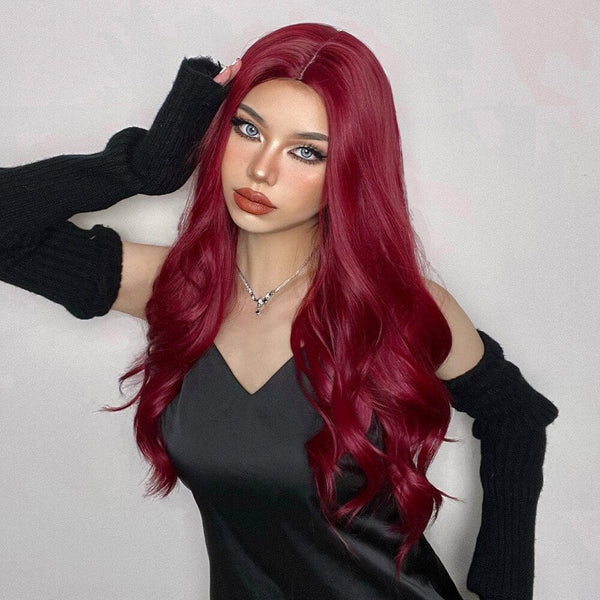 Stylonic Fashion Boutique Synthetic Wig Red Velvet Wig Wigs - Red Velvet Wig - Stylonic Fashion Boutique