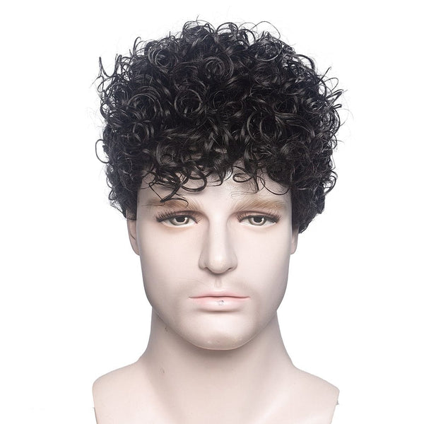 Stylonic Fashion Boutique Short Kinky Curly Wig for Man