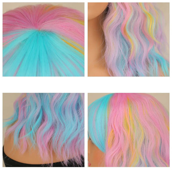 Stylonic Fashion Boutique Synthetic Wig Unicorn Wig Unicorn Wig: Specifications, Reviews & Price