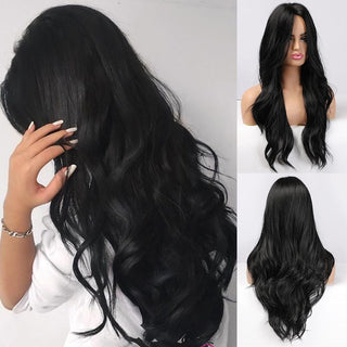 Stylonic Fashion Boutique Synthetic Wig Wavy Black Wig Wigs - Wavy Black Wig | Stylonic Fashion Boutique