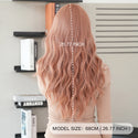 Stylonic Fashion Boutique Synthetic Wig Wavy Pink Wig Stylish Wavy Pink Wig: Specs, Pricing & Customer Feedback